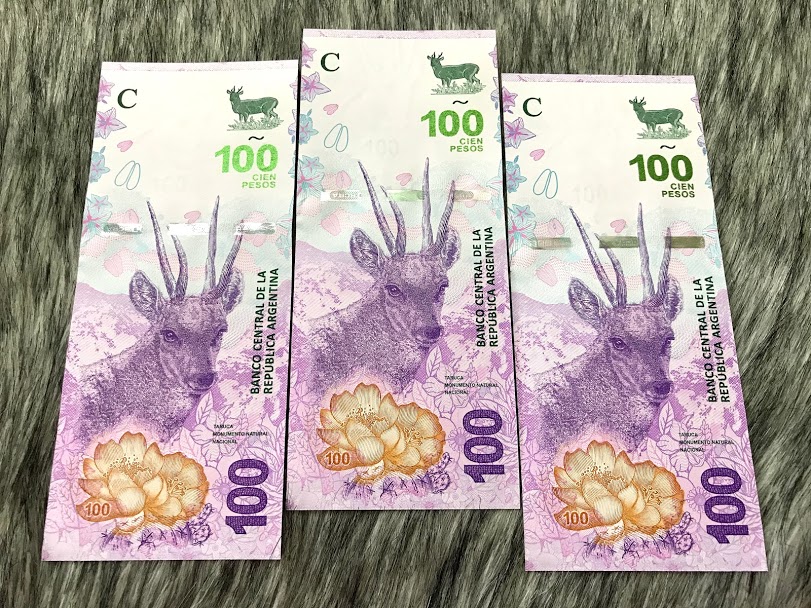 Tiền Argentina 100 peso